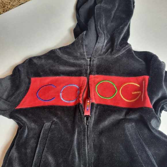 Coogi Velour Jacket and Pants Set 12M - Picture 2 of 6